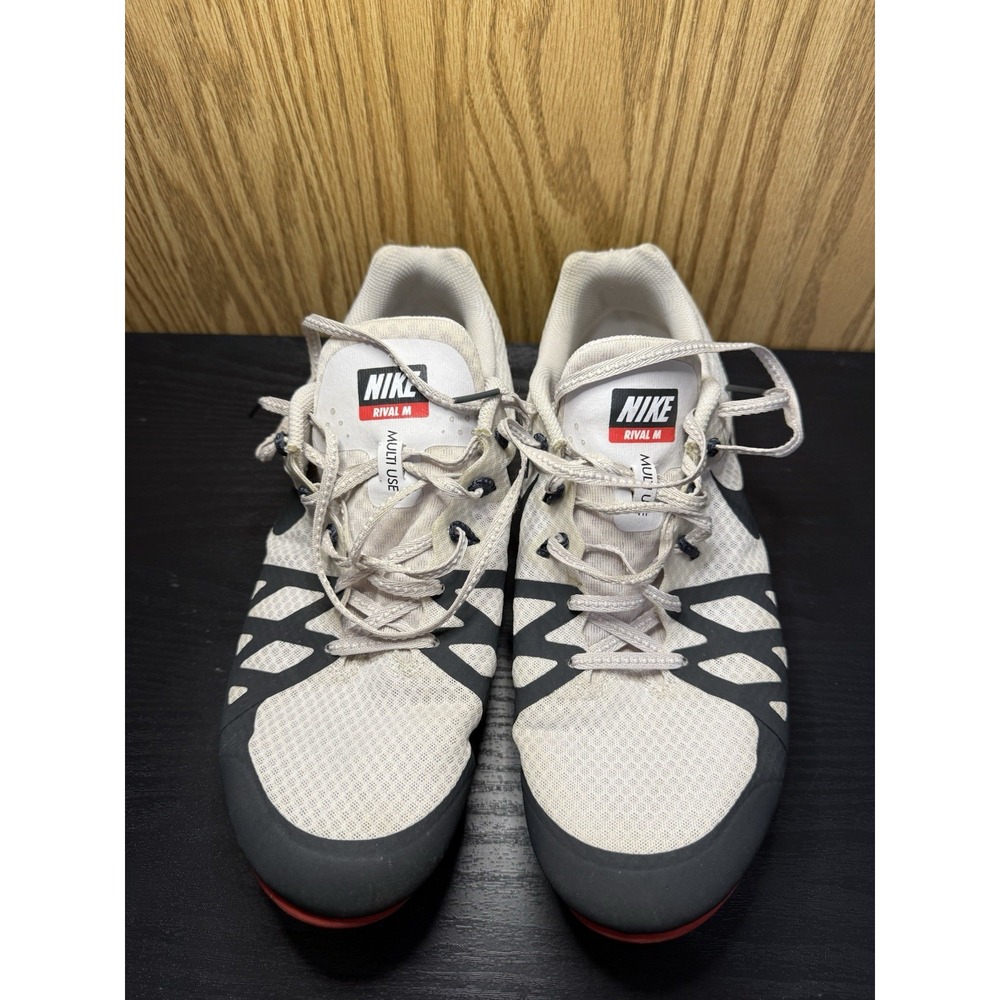 Nike Zoom Rival M Track Shoes Men's Size 11.5 With 1/4 Inch Pyramid Spikes
